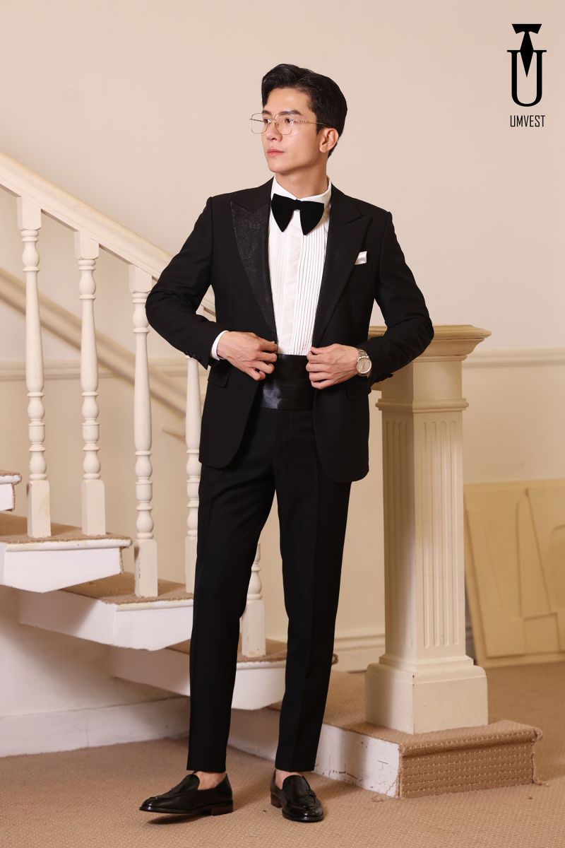 BỘ TUXEDO ĐEN